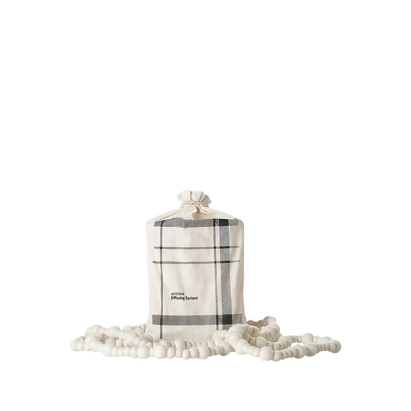 New doTERRA DIFFUSING GARLAND 9’ Organic Wool Made In Nepal Ivory New In Bag - Picture 8 of 8